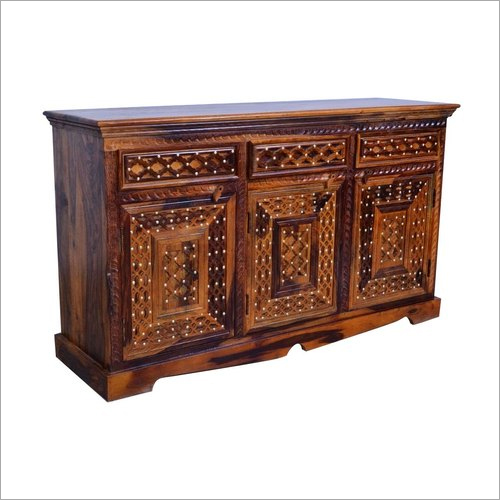 Solid Wood Side Board - Painted Finish, Durable & Eco-Friendly Indoor Furniture for Storage and Display