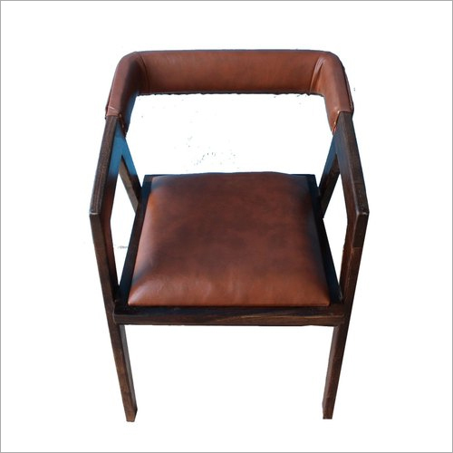 Durable Dark Brown Wooden Chair