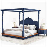 Durable Wooden Poster Bed
