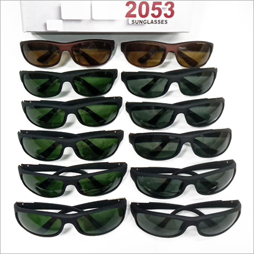 Stylish Sunglasses - Polycarbonate Frame, Black Shiny Glass Lens | Unisex Design for All Ages, Scratch-Resistant Protection