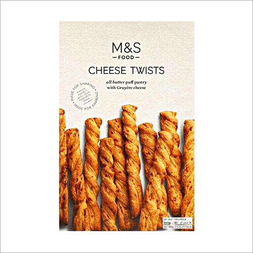 M And S Cheese Twists Packaging: Box