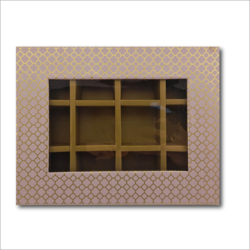 11x9x1.5 Dry Fruits Box - Laminated Material, Rectangular Shape, Pink Color | Stylish Storage Solution for Nuts and Dried Fruits