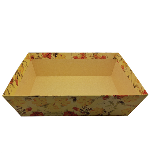 10x6.5x3 Gift Hamper Basket - Cardboard Material | Square Shape, Ideal for Special Occasions and Presentation of Gifts