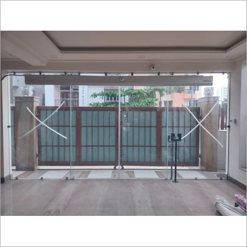 Aluminum Automatic Sensor Glass Door