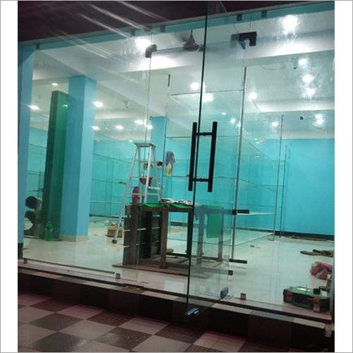 Toughened Safety Glass Partition Size: As  Per Requirement