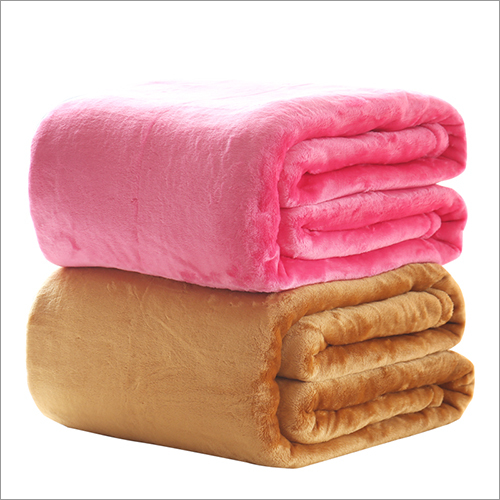 Multicolor Plain Mink Blanket
