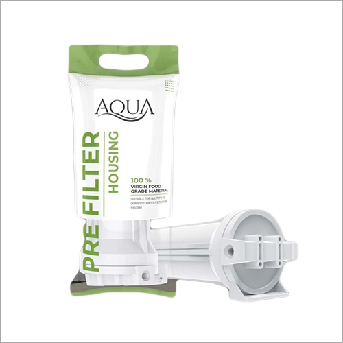 White Aqua Pre Filter Housing Clamp Regular