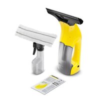 Karcher Wv 1 Plus Handheld Vacuum Cleaner - Plastic, 130 X 250 X 275 Mm, Black And Yellow | Lithium-ion, 185 Min Charge, Streak-free Cleaning