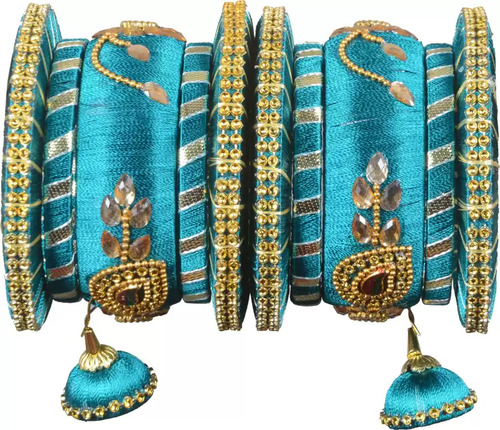 Silk on sale dori bangles