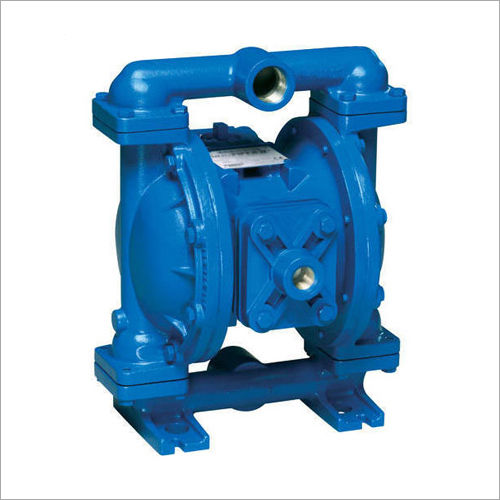 Blue Air Operated Diaphragm Oil Pump