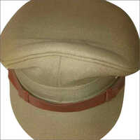 Brown Police Inspector Cap