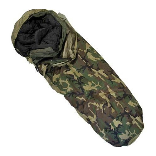 Sleeping Bag - Cotton Material, Green Color | Washable and Comfortable Design