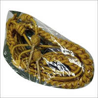 Officers Lanyard - Nylon Material, Golden Color | Modern Unisex Design, Versatile Use, Durable and Stylish Accessory