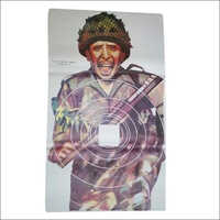 Target Papers - Paper Material, 4 Feet Height, 1 Mm Thickness, Rectangular Shape, Brown Color | Flexible Design For Target Practice Training