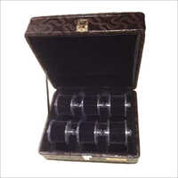 Jewellery Bangle Stand - Durable Technical Plastic And Leather, Eco-friendly Wood, Square Design For Organized Storage