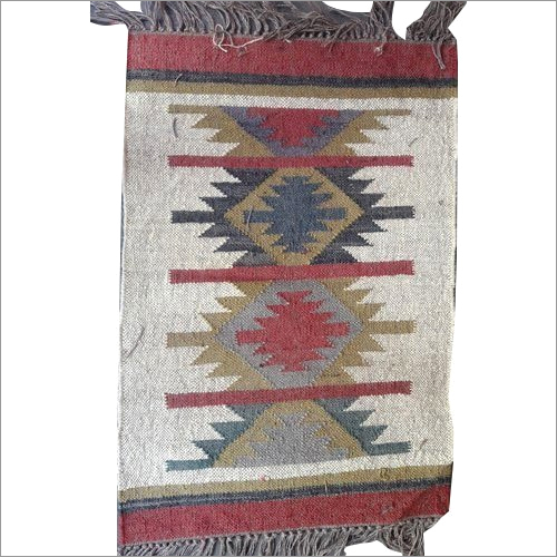 Printed Jute Kilim Rug