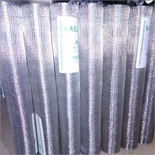 Welded Wire Mesh - Stainless Steel, Silver Color | Polished Surface, Strong & Durable, Ideal for Fencing, Filtration & Insect Screening