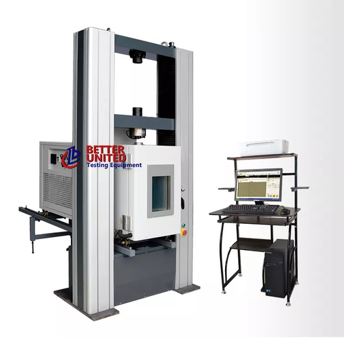 Universal Tensile Testing Machine With Environmental Chamber High Low Temperature Tensile Strength Tester