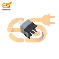 Self-lock Latching Mini Push Button On/off 6 Pin Switch - Metal & Plastic, 12x12x10mm, 6-pin Connector, Durable Design, Latching Function, Multiple Applications, 12v, 5a, Operating Temp -20â°c To +80â°c, Life Cycle 100000 Cycles
