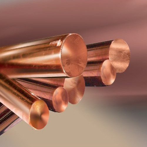 Copper Rods - High Conductivity Copper Bonding Diameter 3mm-800mm Length 3 MTR / 6 MTR / Custom | Round Shape Ideal for Electrical and Engineering Applications