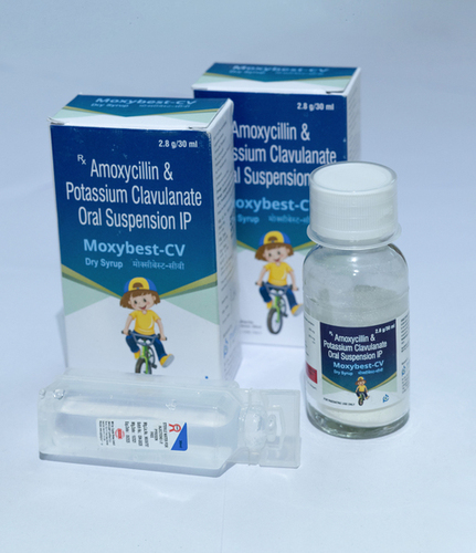 MOXYBEST CV DS - Oral Suspension 200mg/5ml with Amoxicillin + Clavulanate | Broad Spectrum, Child-Friendly, Easy to Use, Effective Treatment, Fast Relief