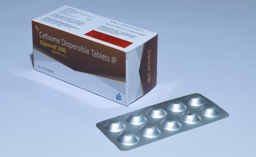 ZIPOCEF-200 DT - Pharmaceutical Grade Dispersible Tablets, 200mg | Antibacterial Action, Easy to Use, Quick Relief, 10 Tablets per Blister Pack