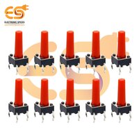 6 x 6 x 20mm Red color tactile momentary push button switches