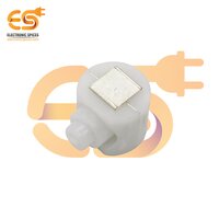 White color 12mm length round shape 1A 30V SPST self locking tactile switch