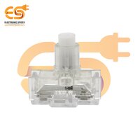 KY105C transparent 6mm metal plate 10A 250V SPST self locking tactile switch