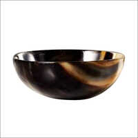 Handcrafted Natural Buffalo Horn Bowl