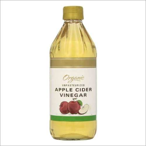 Organic Unpasteurized Apple Vinegar - 500 ml Liquid | High Quality, Fresh, Sour Flavor, Hygienic Packaging, Versatile for Marinades and Sauces
