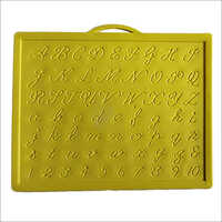 Plastic Writing Slate - High Quality Plastic, Rectangular Shape, Bright Yellow Color | Ideal For Handwriting Improvement, Easy To Clean With Wipes
