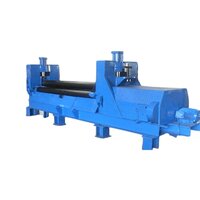 Plate Bending Machine - 80 Ton Main Cylinder, 100 Ton Side Cylinder, Adjustable Stroke 1100mm, Industrial Use, Semi-automatic Control, Painted Finish, 220-415 Volt