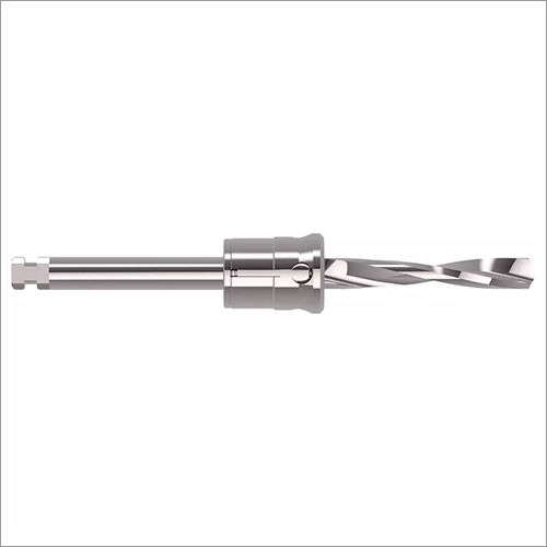 Silver Twist Drill Fixture Dental Implant Surgical Kit