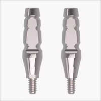 Silver Impression Coping Transfer Abutment Dental Implants