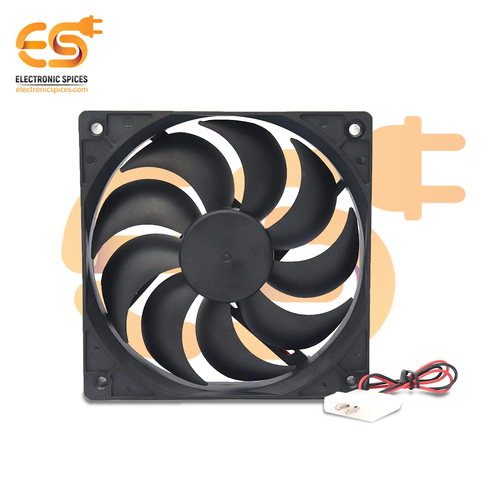 12025 4.75inch (120x120x25mm) Brushless 12V DC exhaust cooling fan With Molex connector
