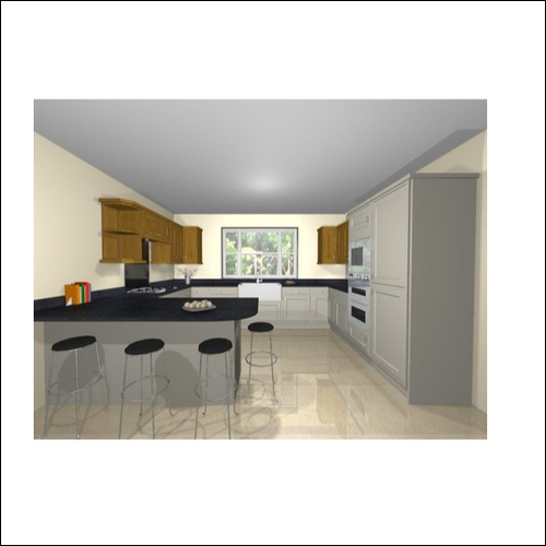 G Shaped Modular Kitchen