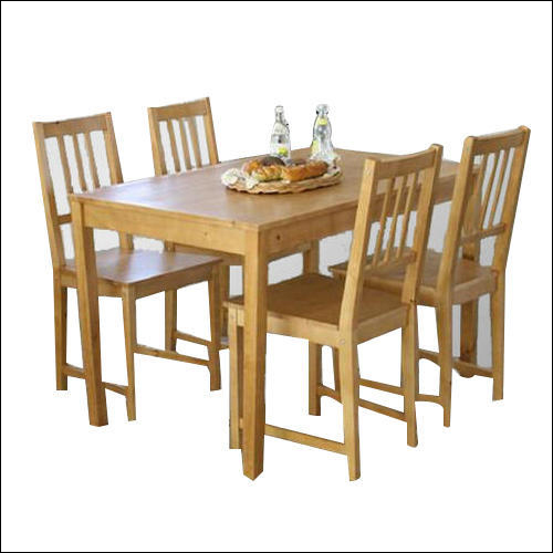 Wooden Dining Table - Chair