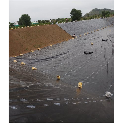 Rhinomat Pond Liner - HDPE, 500/750/1000 Microns Thickness | Double Layer, Customized Design, Ideal for Ponds & Canal Lining