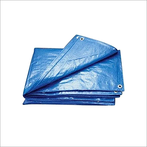 Plastic Waterproof Tarpaulin - HDPE & LDPE Coated, Double Layer, Blue | Commercial Usage, Durable Material