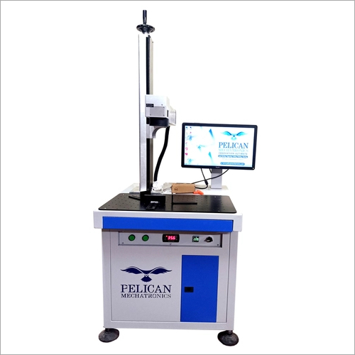 White & Blue Laser Marking Machine