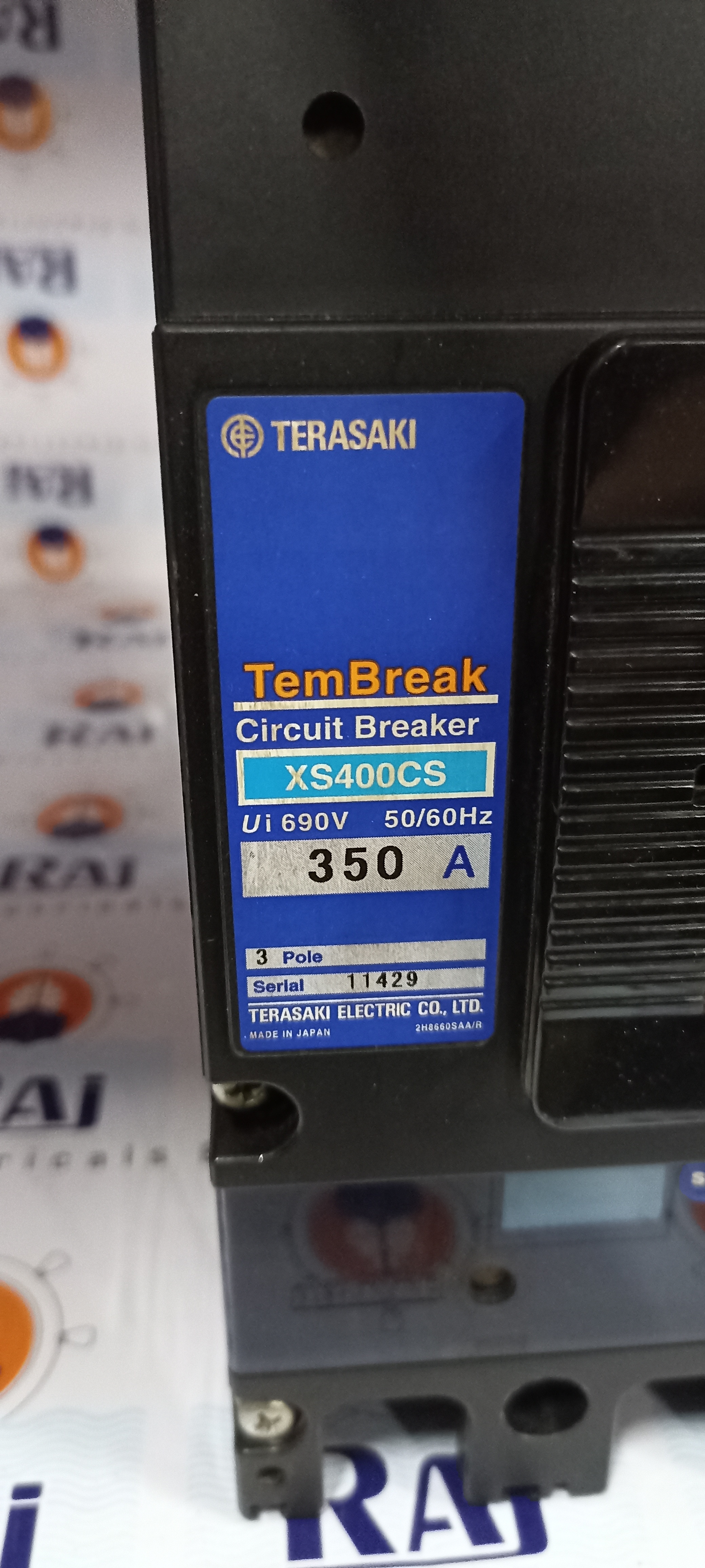 TERASAKI 350A 3P MCCB