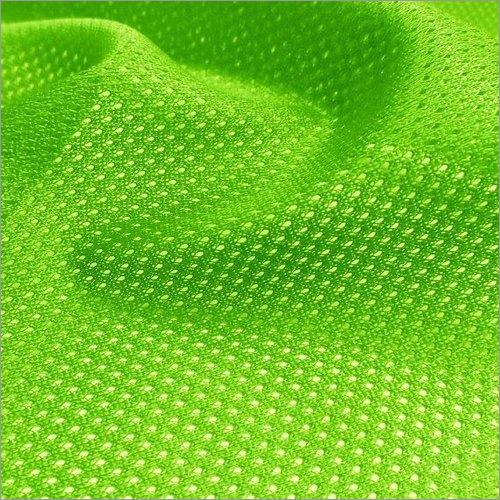 Green Polyester Micro Fabric - 100% Polyester, Plain Texture, Bright Shine | Lightweight, Washable, Hand Wash Recommended