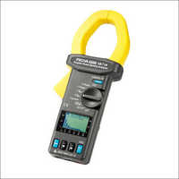 Metravi 407 Clamp Meter - Plastic, Digital Display, Black-yellow | Reliable Measurements, No Circuit Interruption, Noise-free Operation