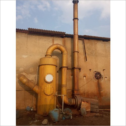 Semi Automatic FRP Air Pollution System - 1x7 Meter Size, Air Cooling Technology | Durable FRP Material