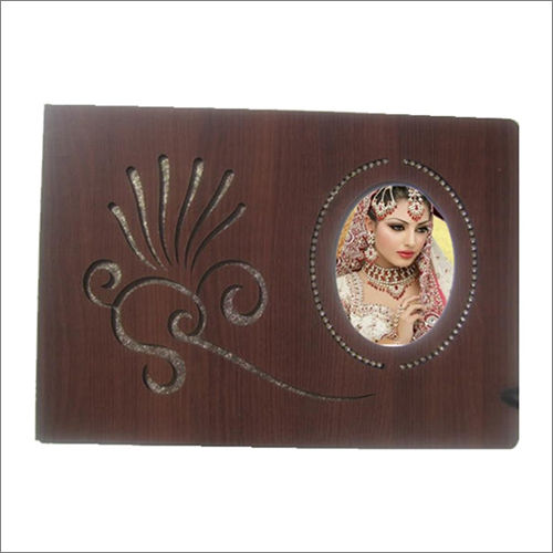 Wooden Wedding Album Cover