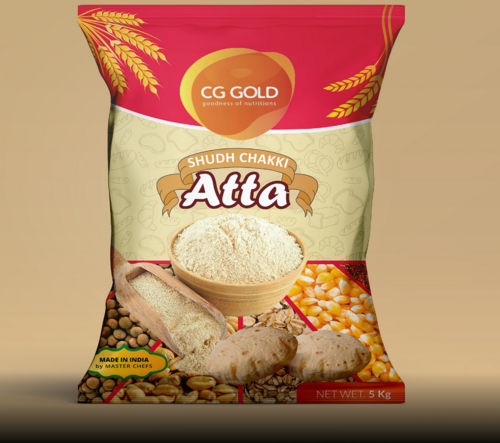 Different Available Atta Packaging Printed Plastic Pouch