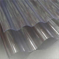 2 Mm Polycarbonate Corrugated Sheet Length: 12x4 Ft. Foot (ft)