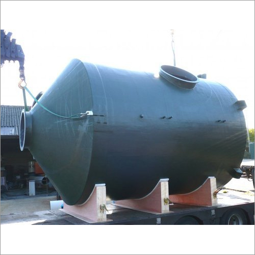 Gray Frp Industrial Storage Tank