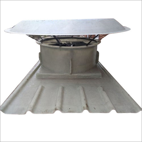 Silver Frp Hybrid Roof Extractor